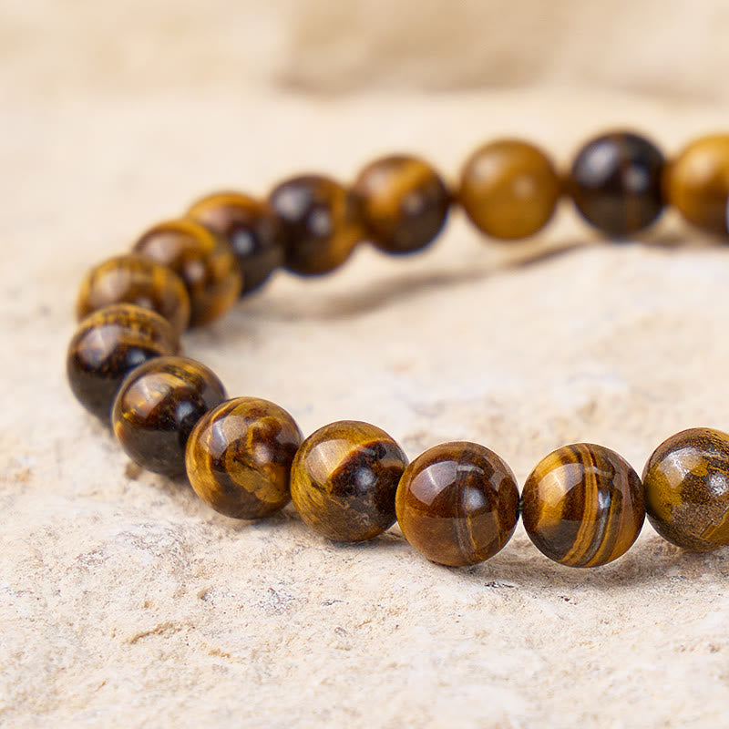 FuAttract Confidence Focus & Courage Brave Tiger Eye Engraved Brave Bracelet - image 4
