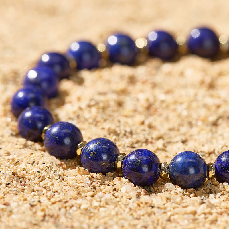 Fuattract Wishbeads Wisdom & Truth– Lapis Lazuli Intention Bracelet - image 3