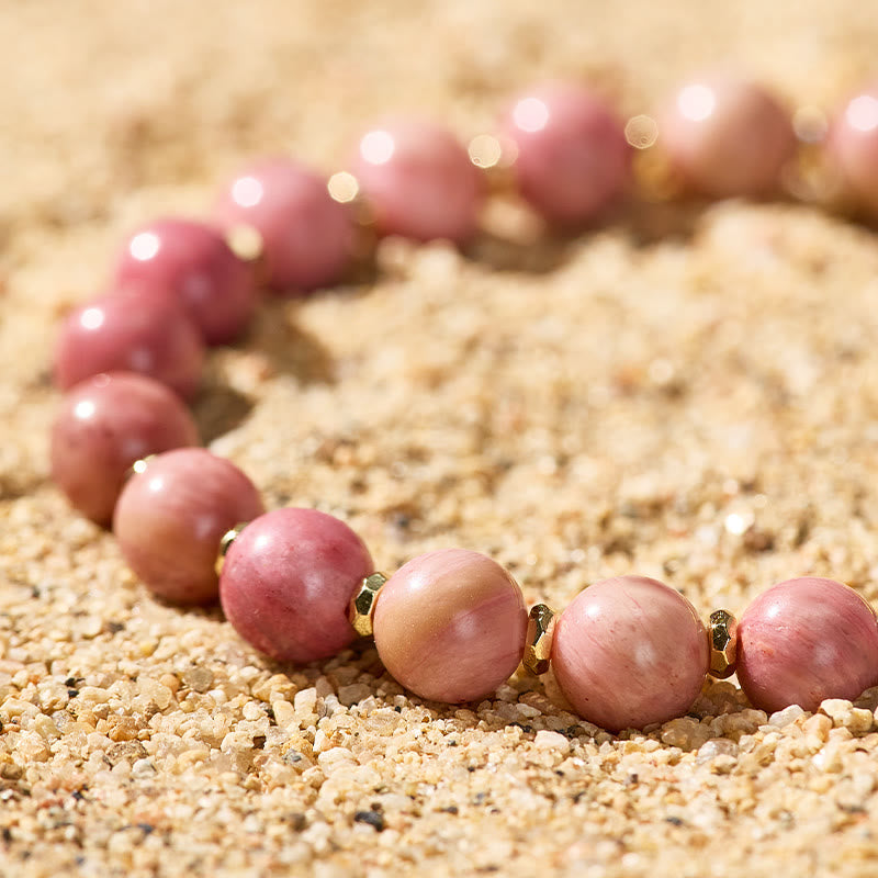 Fuattract Wishbeads Love & Compassion–Rhodonite Intention Bracelet - image 3