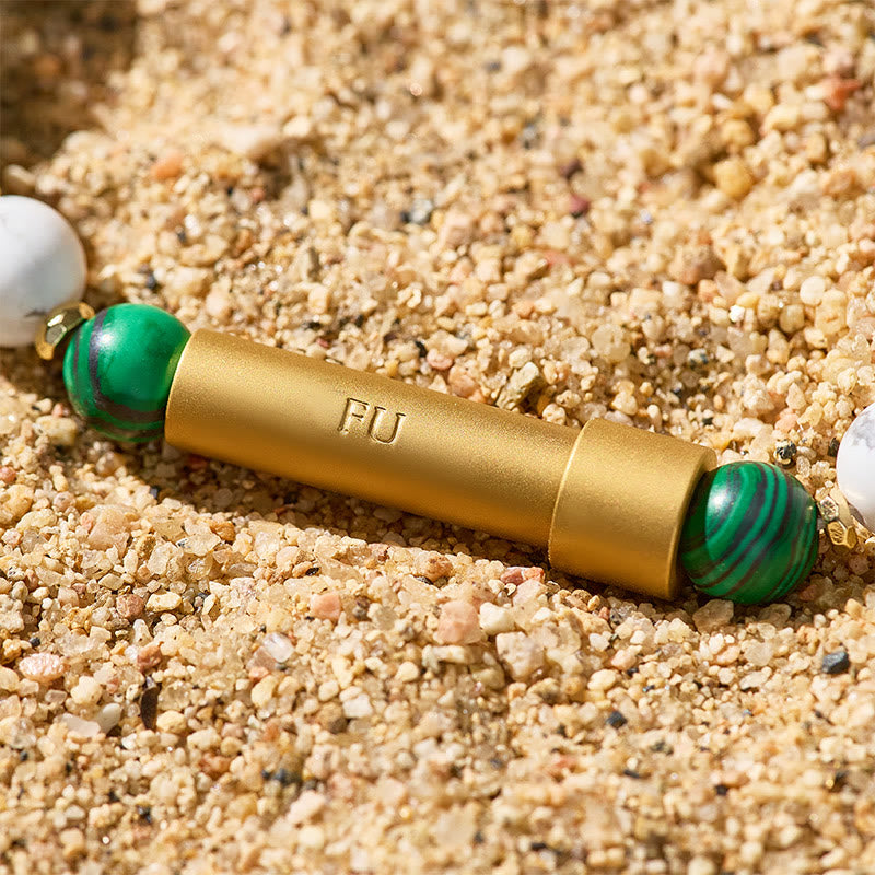 Fuattract Wishbeads Emotional Balance & Protection–Malachite & White Turquoise Intention Bracelet - image 4