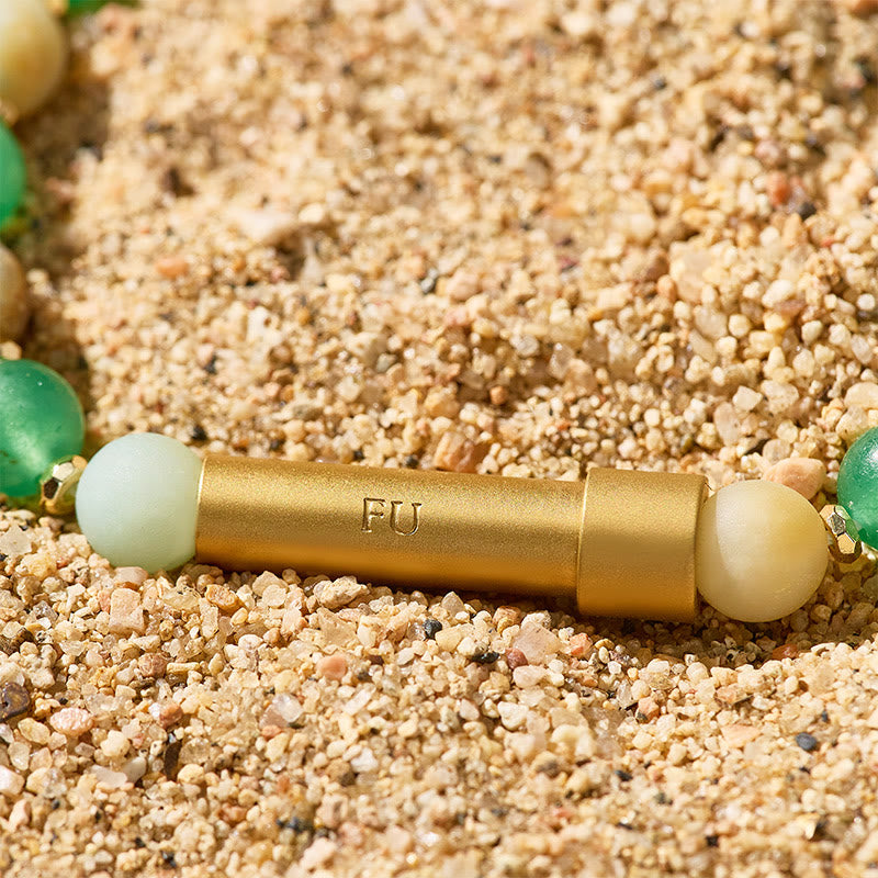 Fuattract Wishbeads Self Love & Growth–Amazonite & Green Aventurine Intention Bracelet - image 4