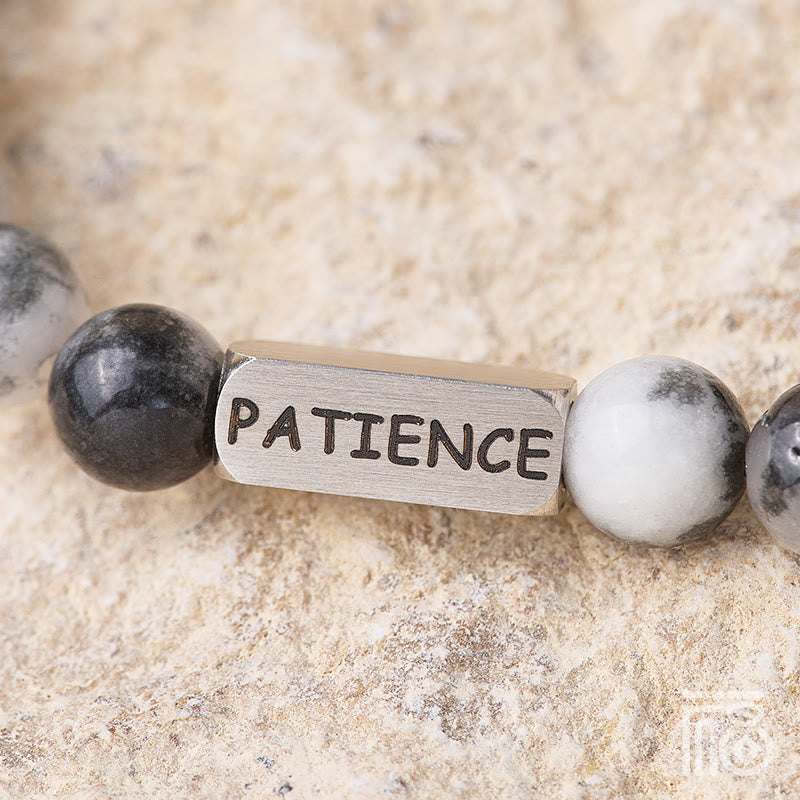FuAttract Harmony & Emotional Balance Orca Agate Patience Engraved Healing Bracelet - image 3