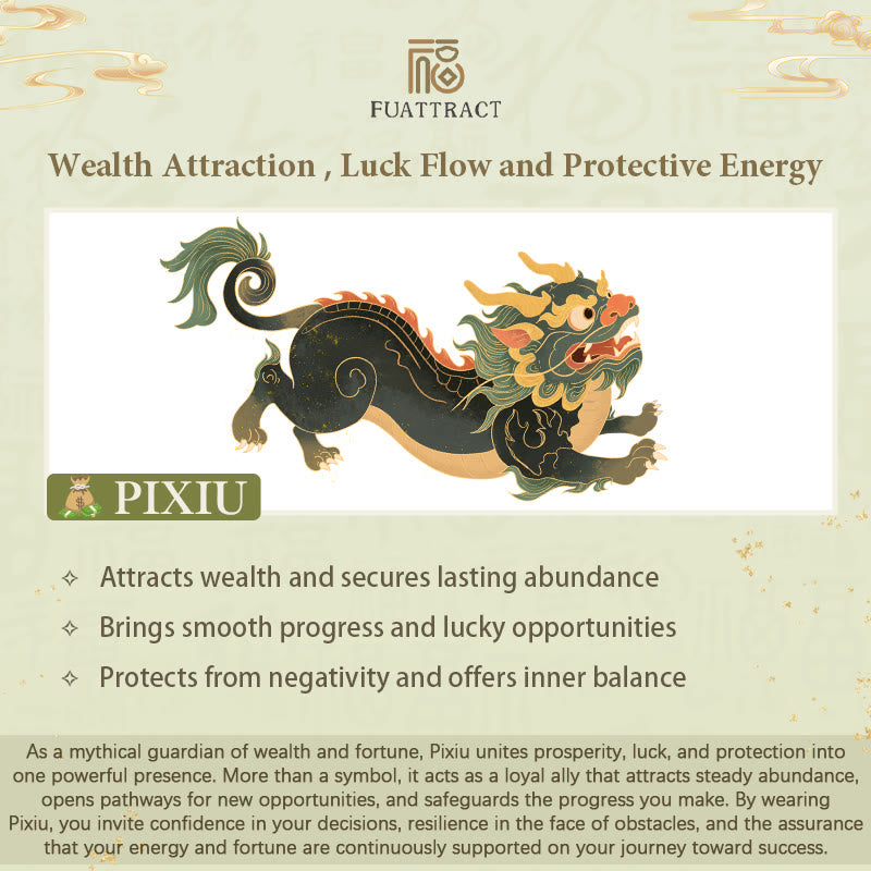 FuAttract Wealth Protection & Prosperity Brass Dragon Pixiu Chinese Zodiac Calabash Keychain - image 25