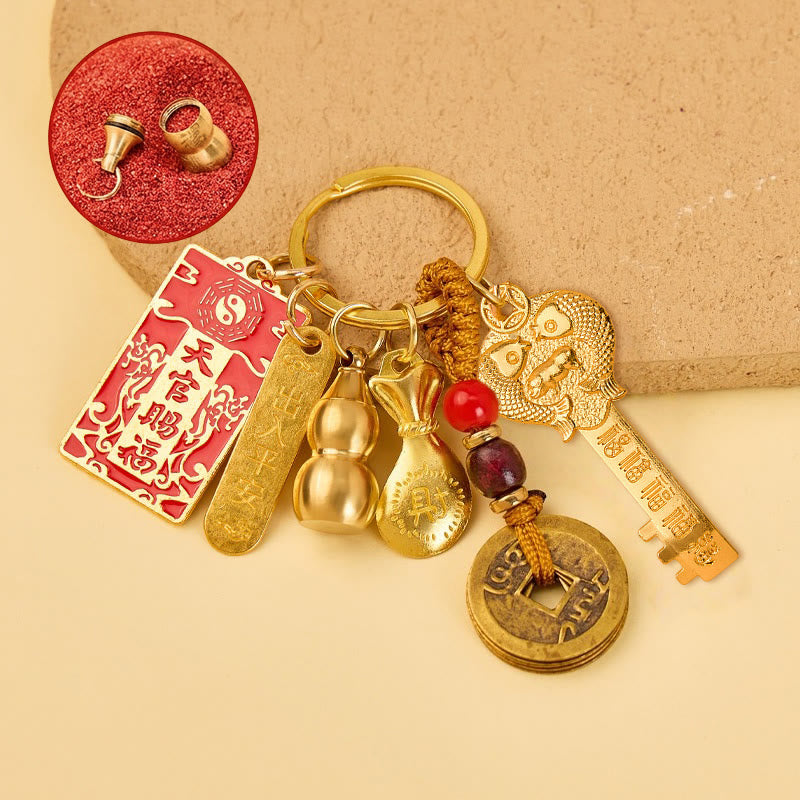 FuAttract Luck Protection & Prosperity Alloy Chinese Zodiac Keychain - Pig - image 11