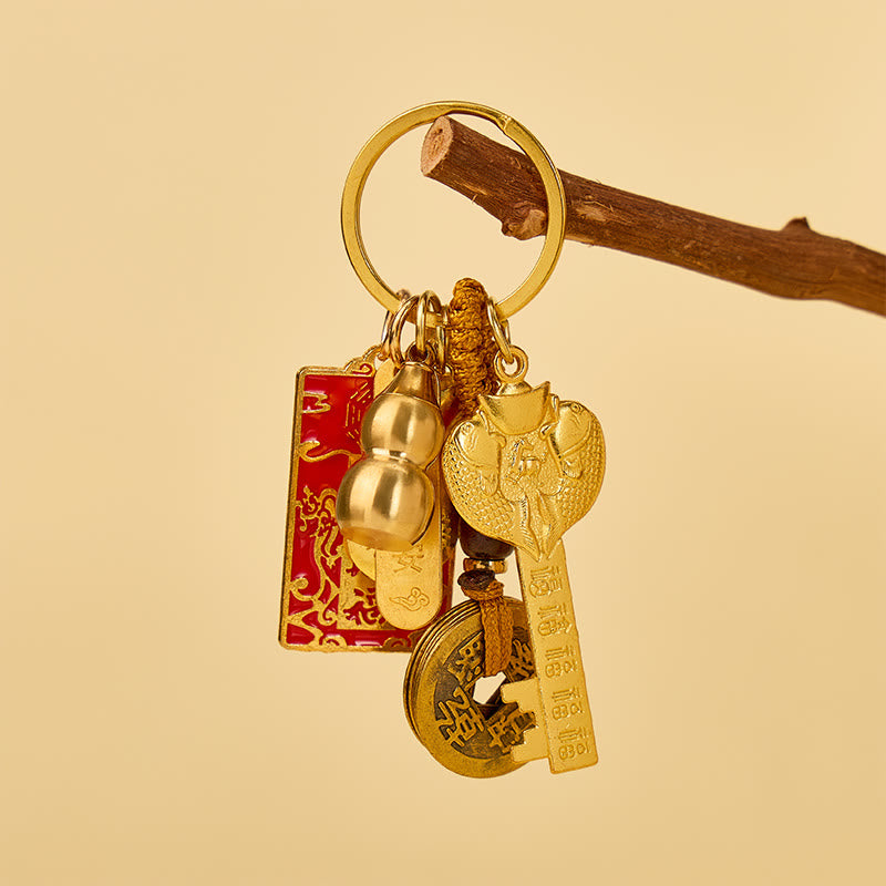 FuAttract Luck Protection & Prosperity Alloy Chinese Zodiac Keychain - image 13