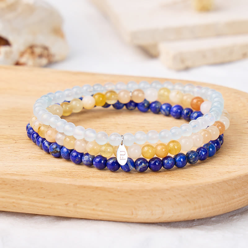 FuAttract Wisdom Freedom & Balance Sagittarius Zodiac Triple Wrap Jewelry Beaded Bracelet - Sagittarius - image 0