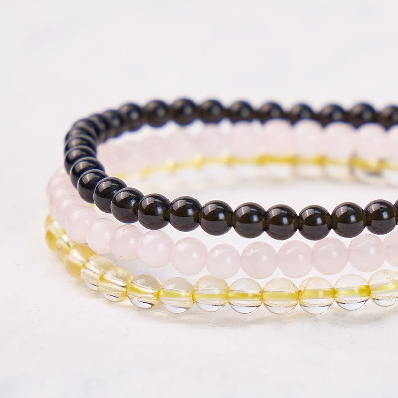 FuAttract Protection Passion & Transformation Scorpio Zodiac Triple Layer Beaded Bracelet Astrology Jewelry Gift - image 3