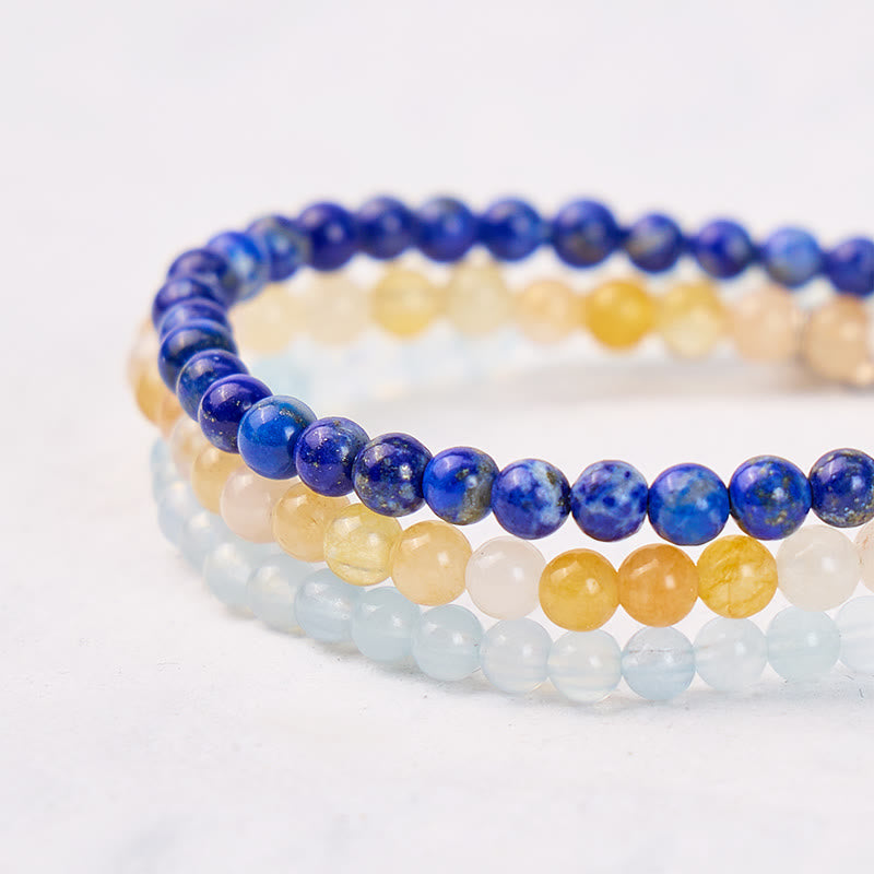 FuAttract Wisdom Freedom & Balance Sagittarius Zodiac Triple Wrap Jewelry Beaded Bracelet - image 3