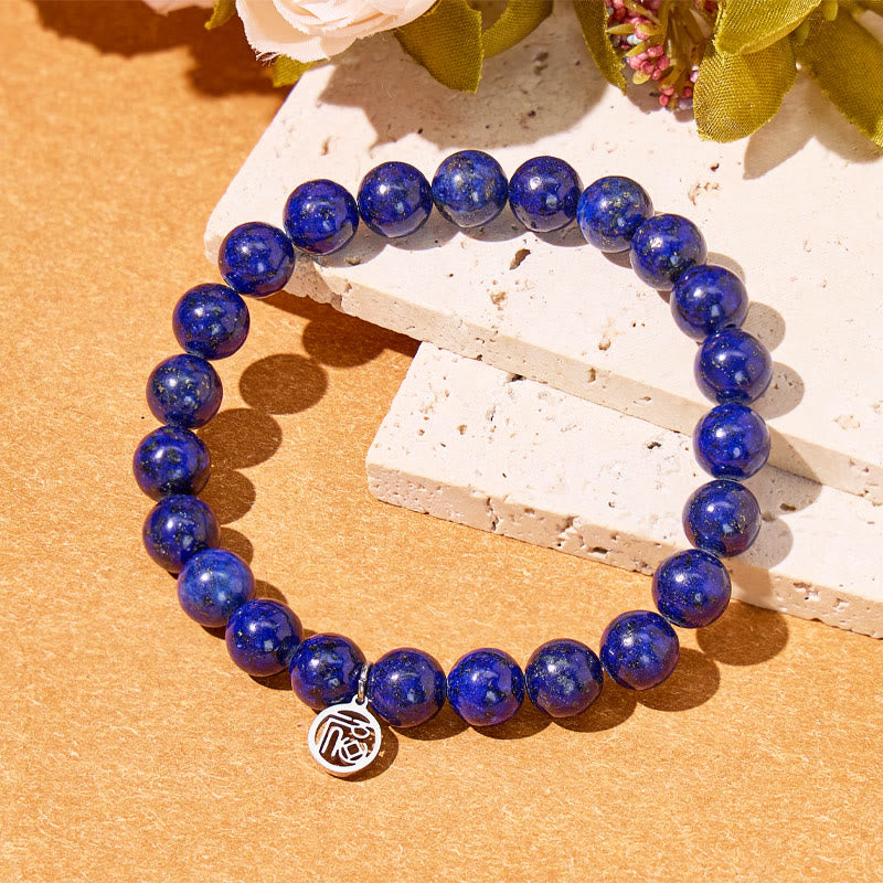 FuAttract Wisdom & Protection Natural Lapis Lazuli Fu Lucky Bracelet - image 3