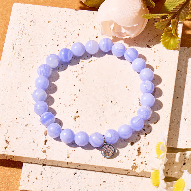 FuAttract Harmony Protection & Good Fortune Purple Agate Fu Pendant Bracelet - image 2