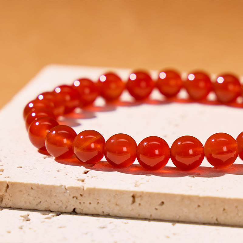 FuAttract Passion Protection & Prosperity Red Agate Fu Charm Crystal Bracelet - image 6