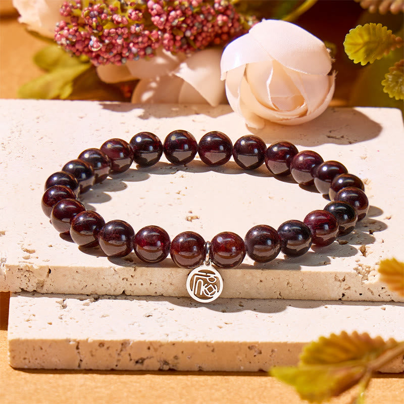 FuAttract Passion Vitality & Prosperity Garnet Bracelet With Fu - image 1
