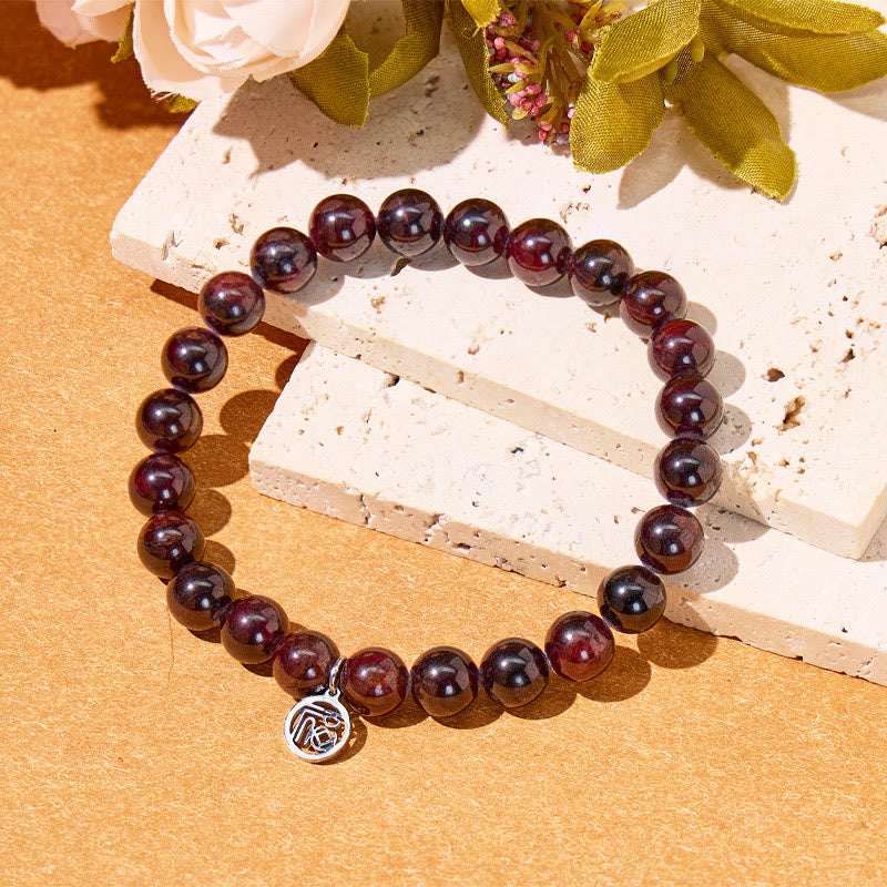 FuAttract Passion Vitality & Prosperity Garnet Bracelet With Fu - image 3