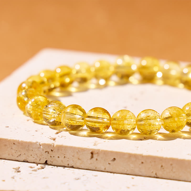 FuAttract Wealth Luck & Prosperity Citrine Fu Pendant Crystal Bracelet - image 6