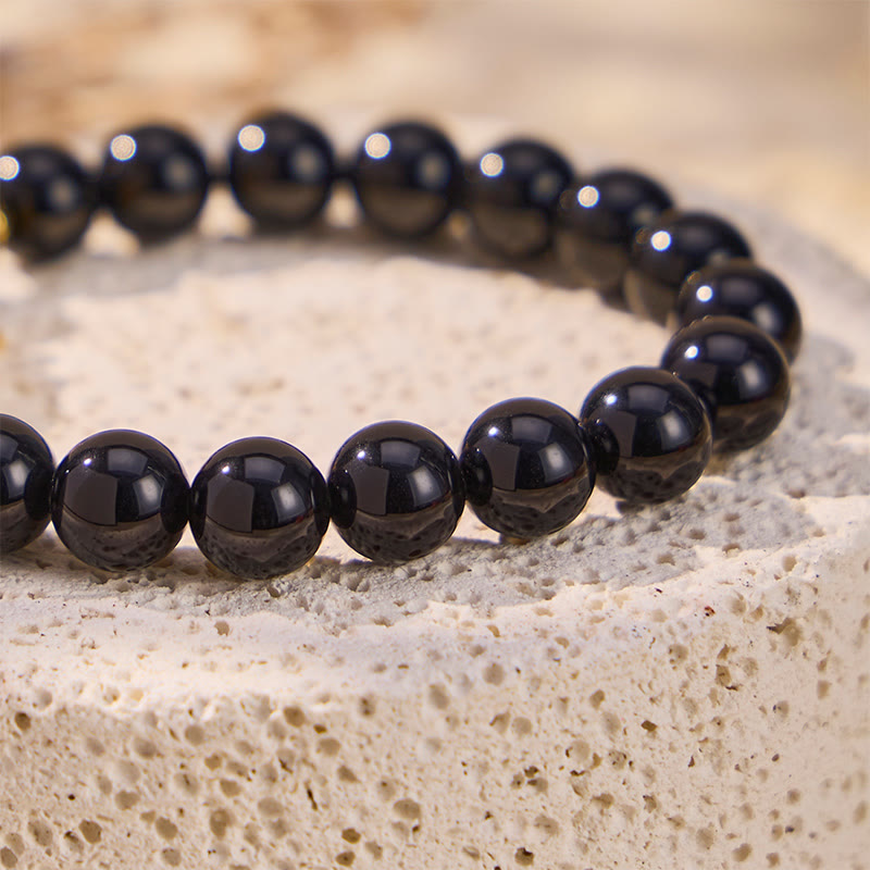 FuAttract Protection Wealth & Luck Natural Black Obsidian Pixiu Feng Shui Prosperity Bracelet - image 4