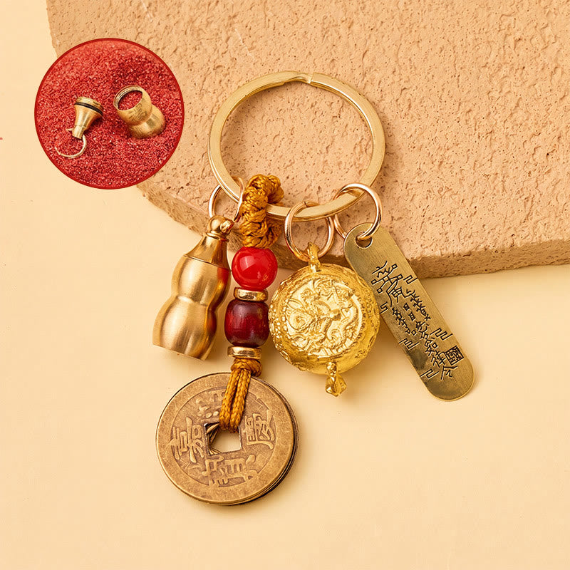 FuAttract Wealth Prosperity & Good Fortune Chinese Zodiac Treasure Bowl Keychain - Dragon - image 17