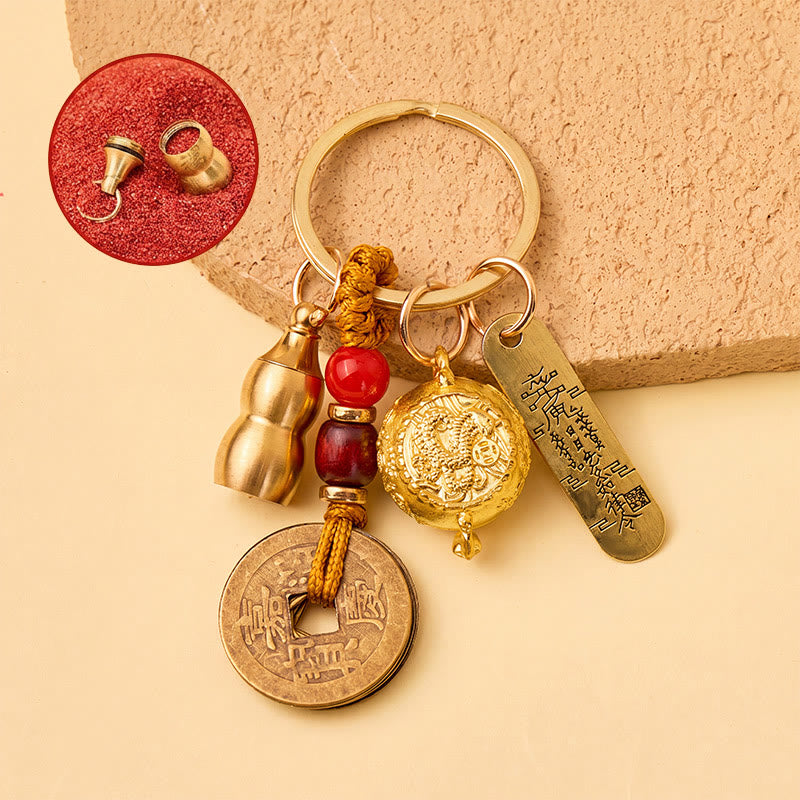 FuAttract Wealth Prosperity & Good Fortune Chinese Zodiac Treasure Bowl Keychain - Snake - image 19