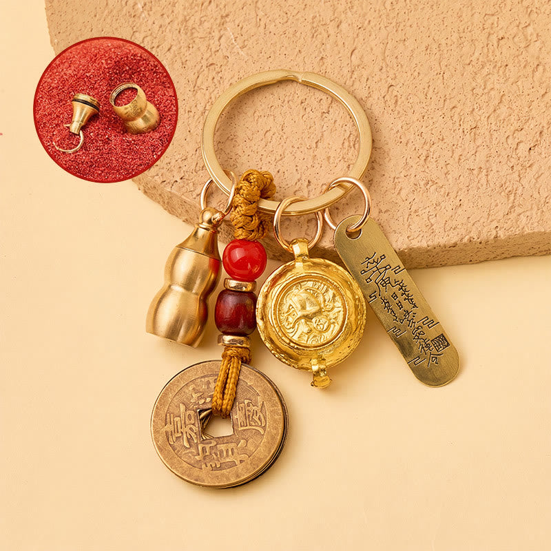 FuAttract Wealth Prosperity & Good Fortune Chinese Zodiac Treasure Bowl Keychain - Monkey - image 25