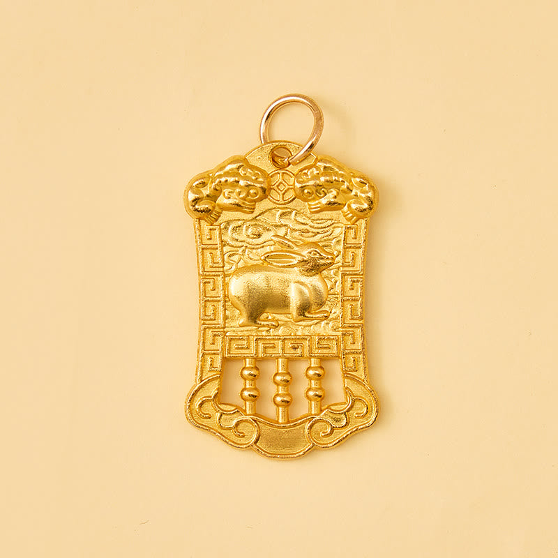 FuAttract Wealth Success & Achievement Brass Chinese Zodiac Abacus Lucky Keychain - image 13
