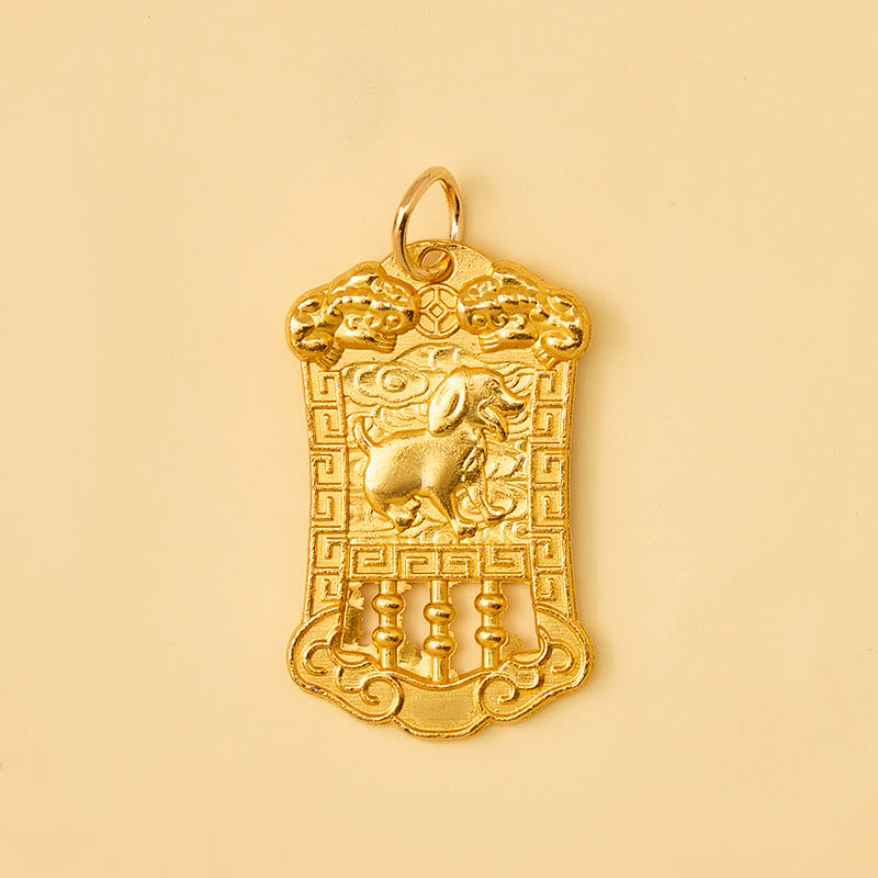 FuAttract Wealth Success & Achievement Brass Chinese Zodiac Abacus Lucky Keychain - image 27