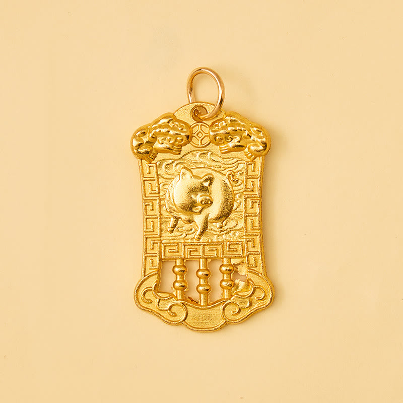 FuAttract Wealth Success & Achievement Brass Chinese Zodiac Abacus Lucky Keychain - image 29