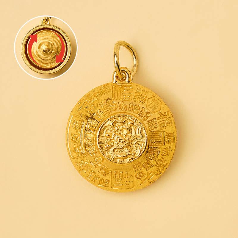FuAttract Abundance Protection & Lucky Brass Chinese Zodiac Rotating Wealth Bowl Keychain - image 18