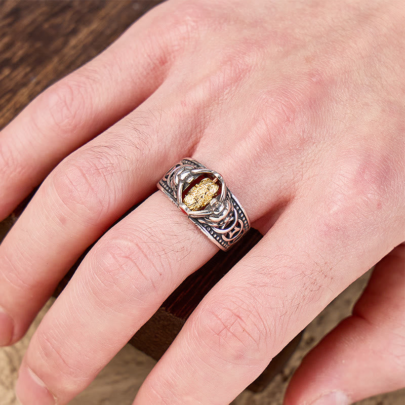 FuAttract Wealth Protection & Confidence Pixiu Rotating Lucky Ring - image 3