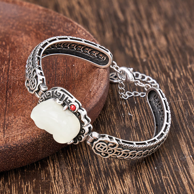 FuAttract Wealth Protection & Prosperity Copper Coin Vintage Bracelet - image 1