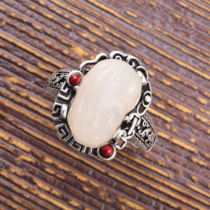 FuAttract Wealth Luck & Prosperity Glaze Copper Ring for Women - image 1