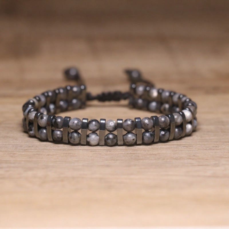 FuAttract Protection Clarity Inner Strength Tiger's Eye & Hematite Bracelet - Black Glitter Stone - image 11
