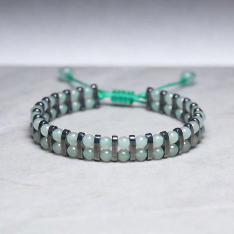FuAttract Protection Clarity Inner Strength Tiger's Eye & Hematite Bracelet - Green Aventurine - image 14