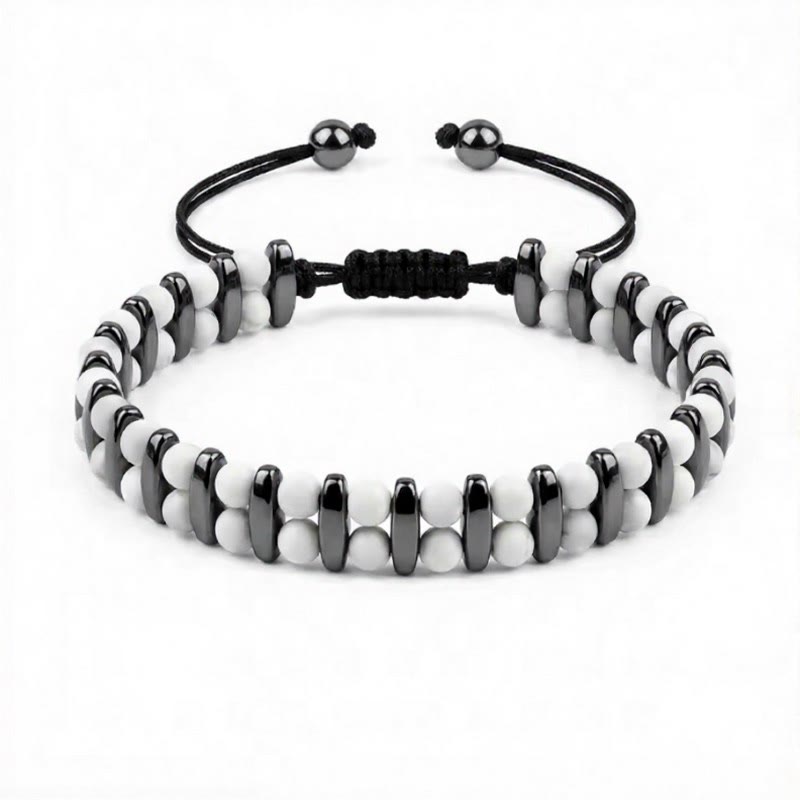 FuAttract Protection Clarity Inner Strength Tiger's Eye & Hematite Bracelet - White Turquoise - image 21