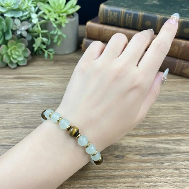 FuAttract Wealth Confidence & Prosperity Tiger Eye Green Aventurine Fortune Bracelet - image 6