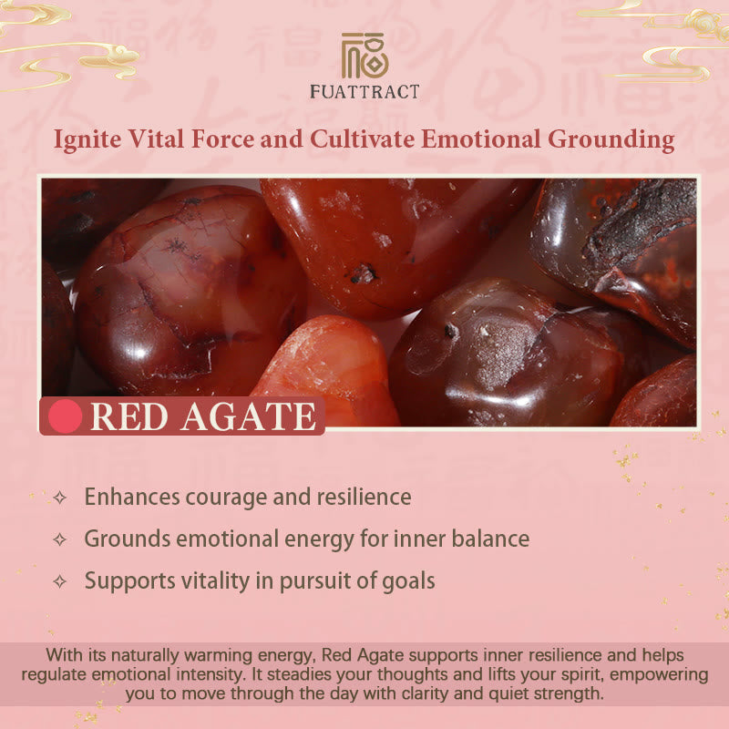 FuAttract Wealth Attraction & Good Fortune Red Agate Fashion Prosperity Bracelet - image 5