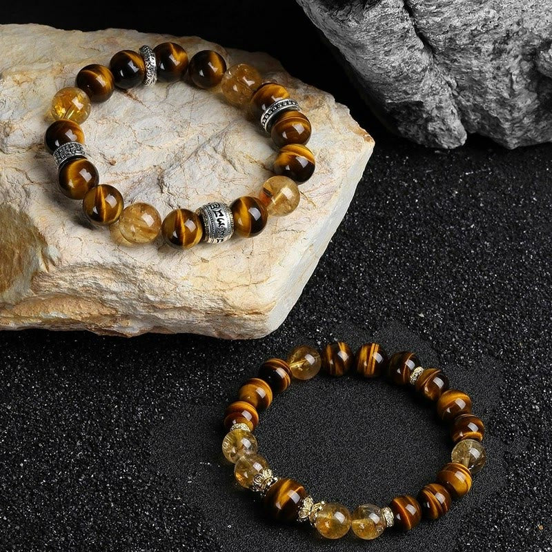 FuAttract Wealth Prosperity & Good Fortune Yellow Tiger Eye Citrine Treasure Bracelet - image 2