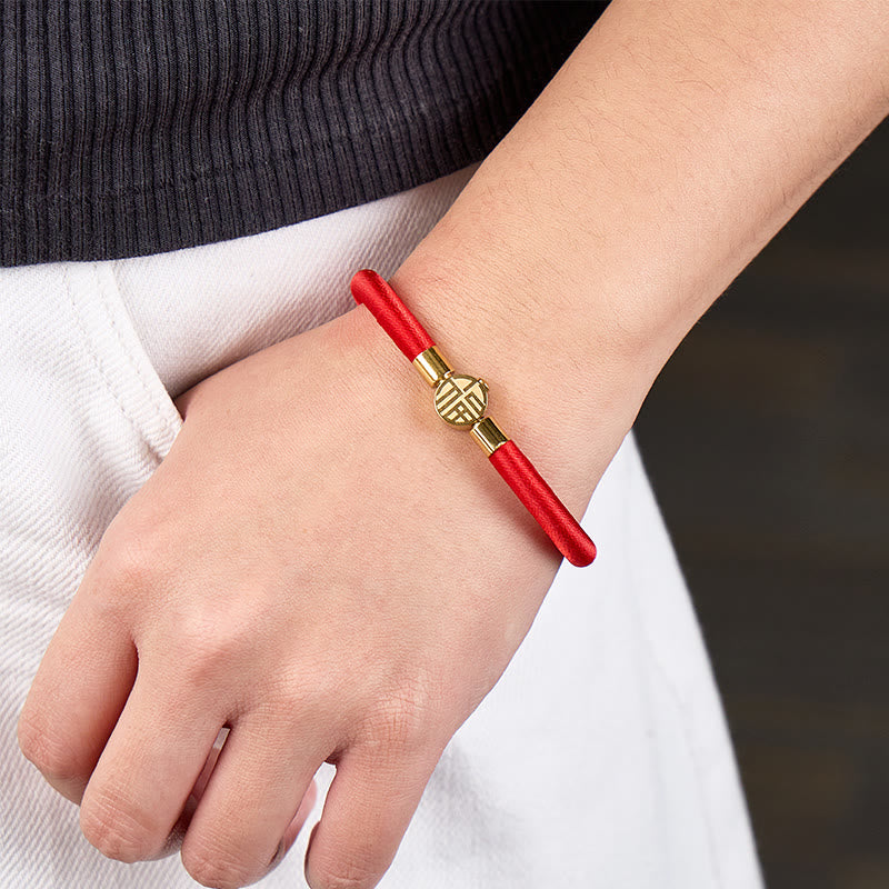 FREE Today: Protection Good Fortune & Prosperity Cinnabar Burgundy Red Fu Bracelet - image 13