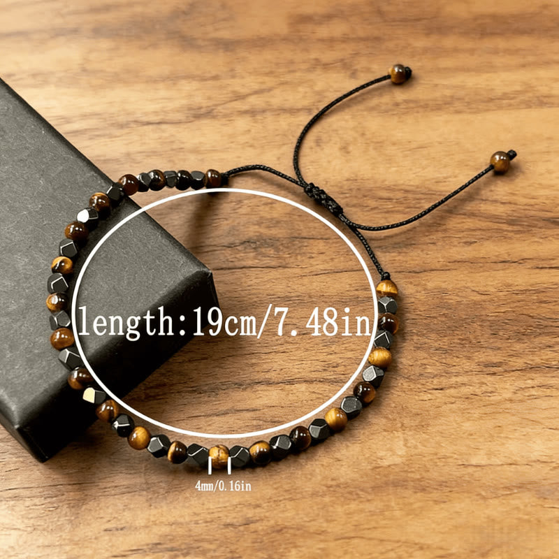 FREE Today: Protection Strength & Confidence Tiger's Eye Hematite Energy Braided Bracelet - image 5