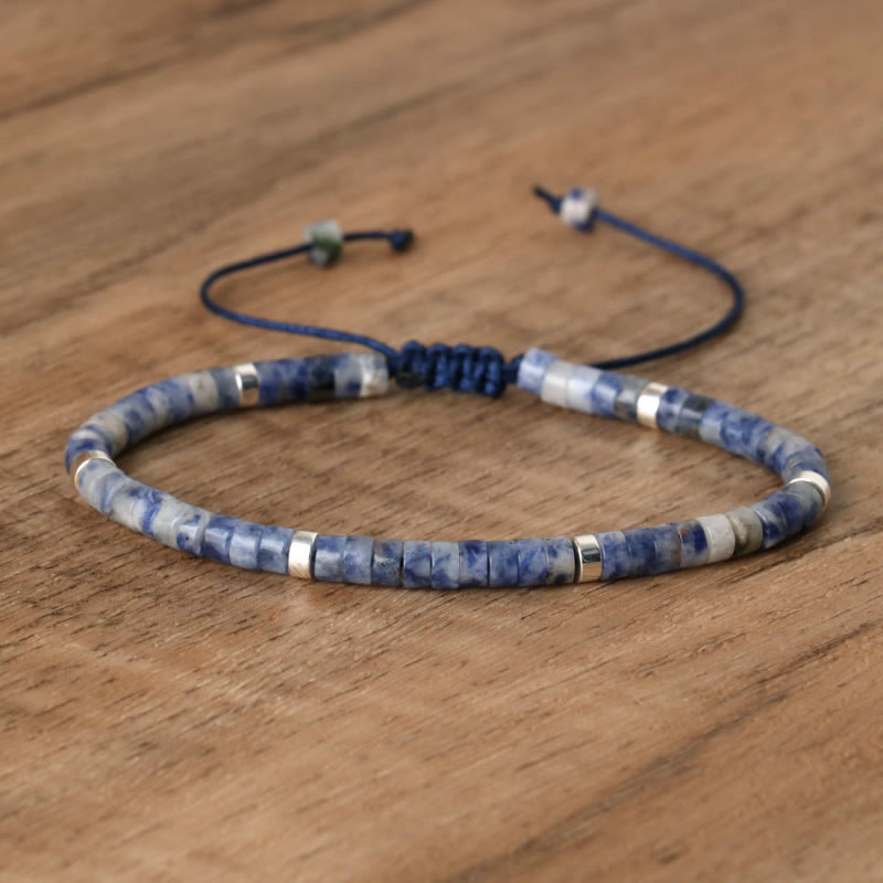 FuAttract Balance Protection & Positive Energy Blue Imperial Stone Tiger's Eye Amazonite Natural Stone Braided Bracelet - Blue Lace Agate 1 - image 41