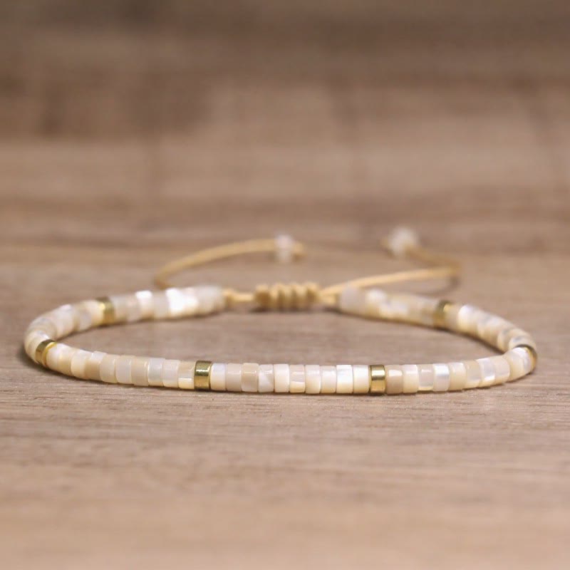 FuAttract Balance Protection & Positive Energy Blue Imperial Stone Tiger's Eye Amazonite Natural Stone Braided Bracelet - Yellow Trochidae Gold - image 100