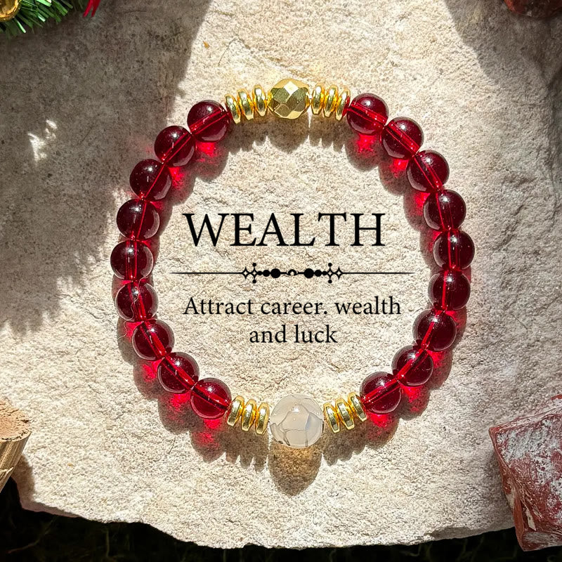 FuAttract Wealth Attraction & Good Fortune Red Agate Fashion Prosperity Bracelet - 8mm - image 0