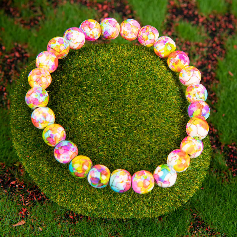 FuAttract Calm Balance & Inner Harmony Pink Blue Imperial Stone Safety Bracelet - image 1