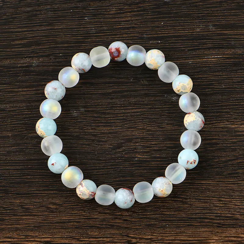 FuAttract Guidance Wisdom & Inner Direction Shoushan Stone Glaze Intention Bracelet - image 3