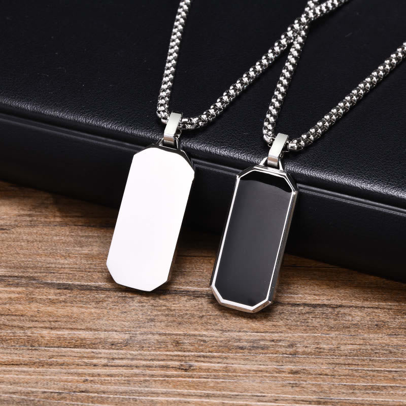 FuAttract Protection Clarity & Confidence Stainless Steel Resin Glossy Minimalist Pendant Necklace - image 5