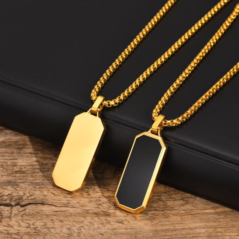 FuAttract Protection Clarity & Confidence Stainless Steel Resin Glossy Minimalist Pendant Necklace - image 11