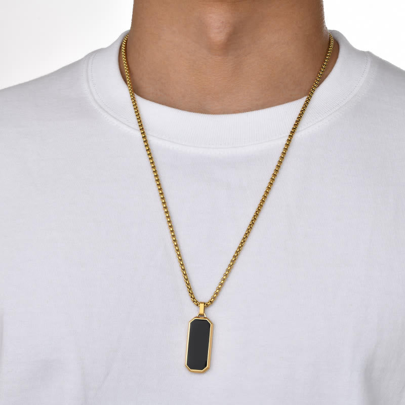 FuAttract Protection Clarity & Confidence Stainless Steel Resin Glossy Minimalist Pendant Necklace - image 10