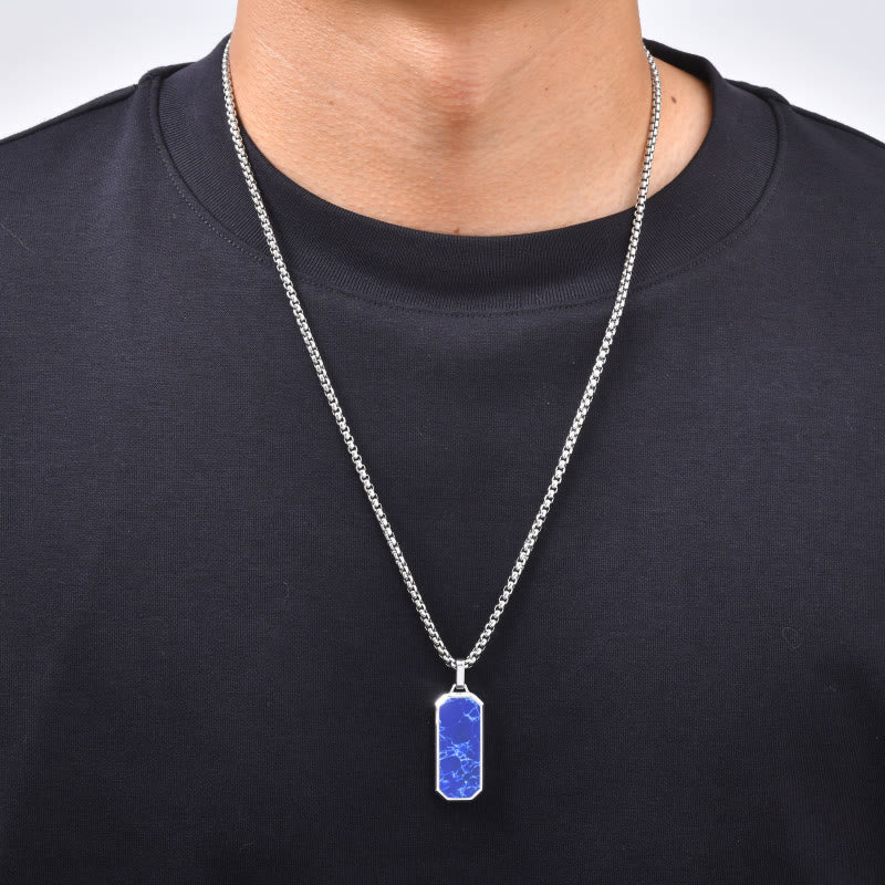 FuAttract Protection Clarity & Confidence Stainless Steel Resin Glossy Minimalist Pendant Necklace - image 17