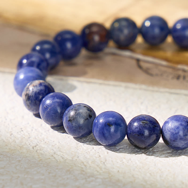 FuAttract Clarity Wisdom & Inner Balance Sodalite Adjustable Macrame Bracelet - image 3