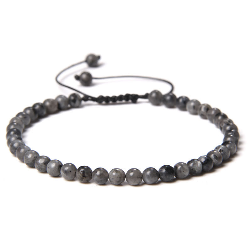 FREE Today: Freedom Balance & Vitality Natural Stone Bohemian Handmade Adjustable Rope Bracelet - Black Glitter Stone - image 30