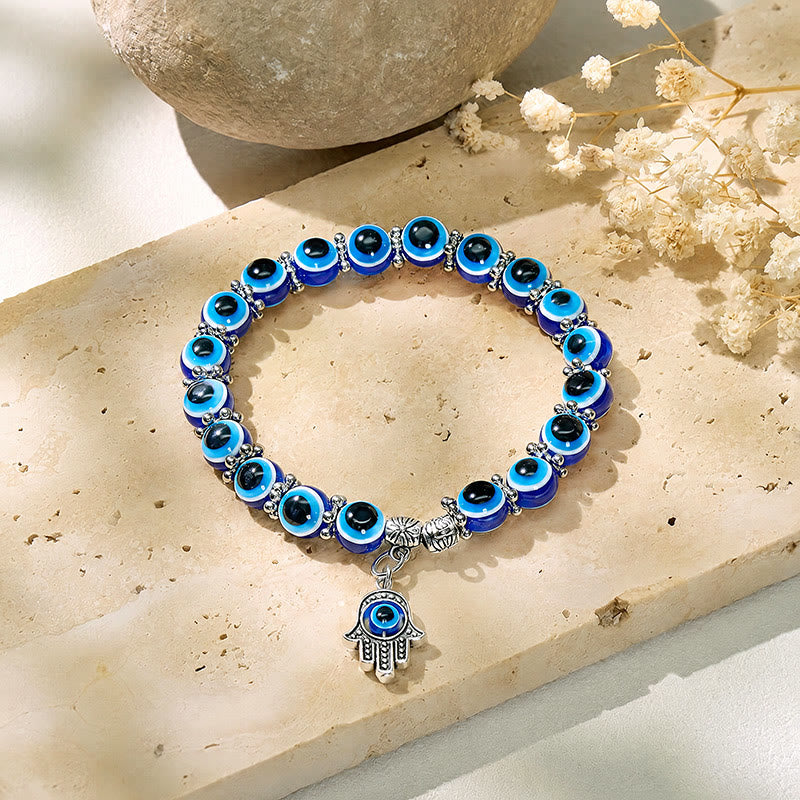 FuAttract Guardian Protection & Spiritual Harmony Hamsa Hand Evil Eye Bracelet - image 1