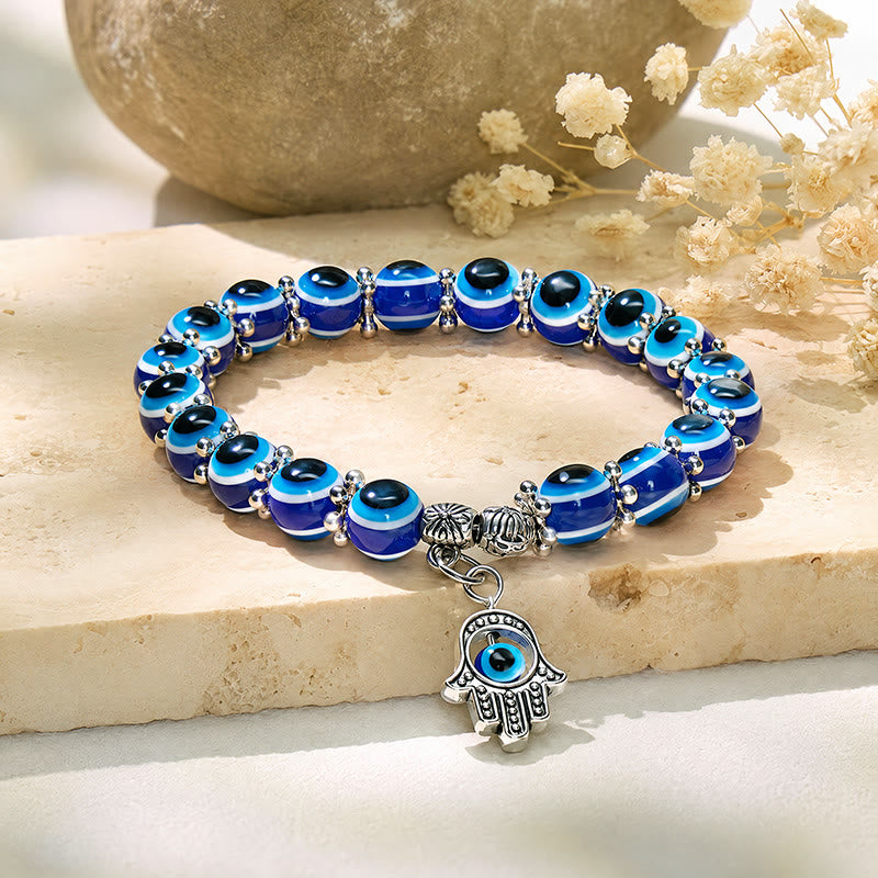 FuAttract Guardian Protection & Spiritual Harmony Hamsa Hand Evil Eye Bracelet - Hamsa Hand - image 0
